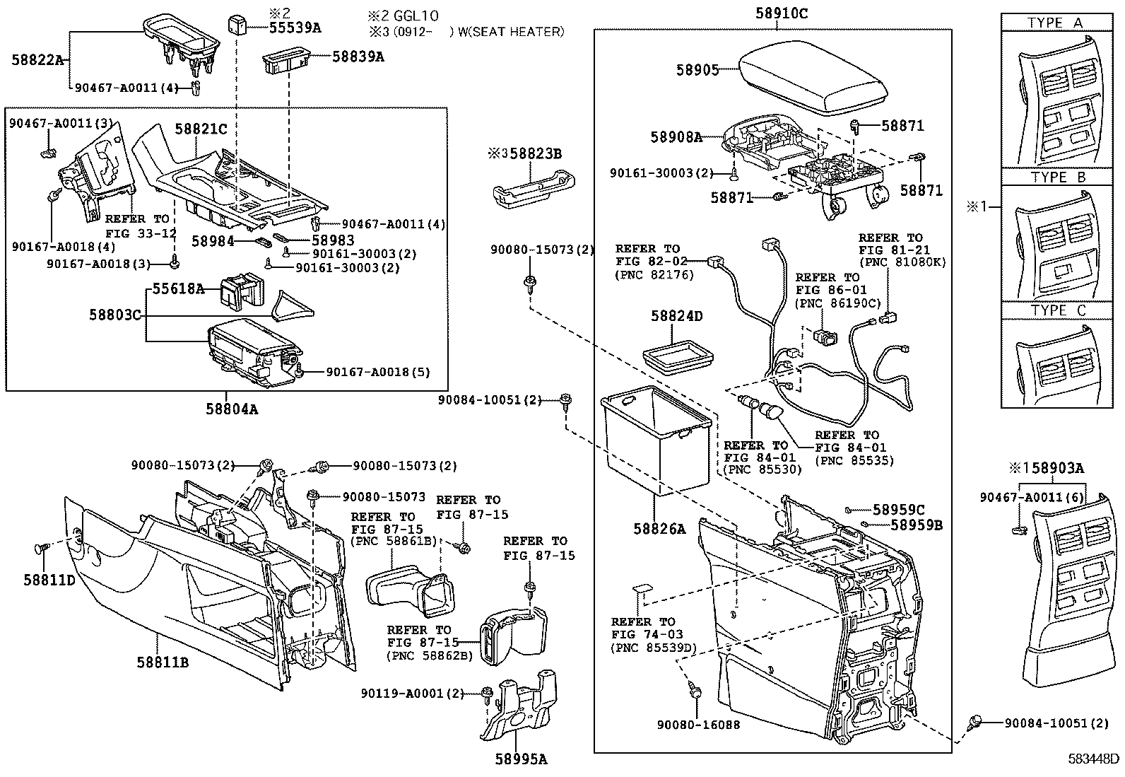 555790E010 TOYOTA