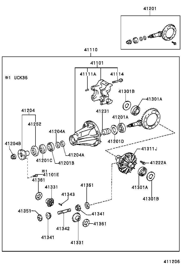 4111034270 TOYOTA