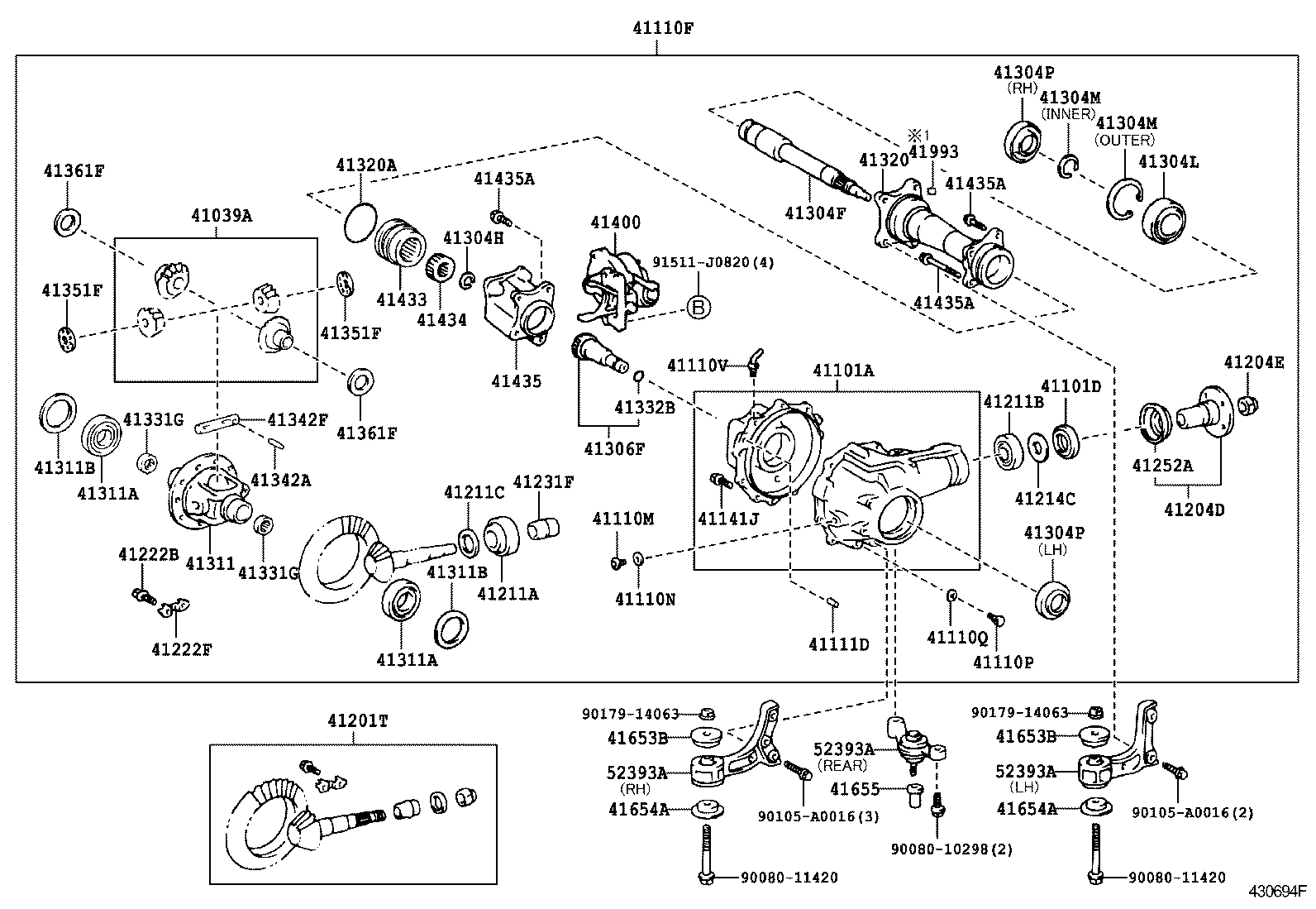 4111034280 TOYOTA