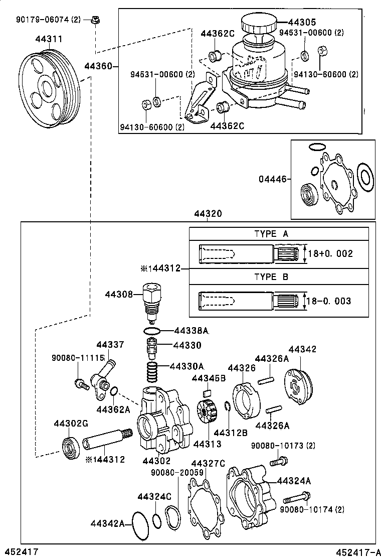 443050C030 TOYOTA