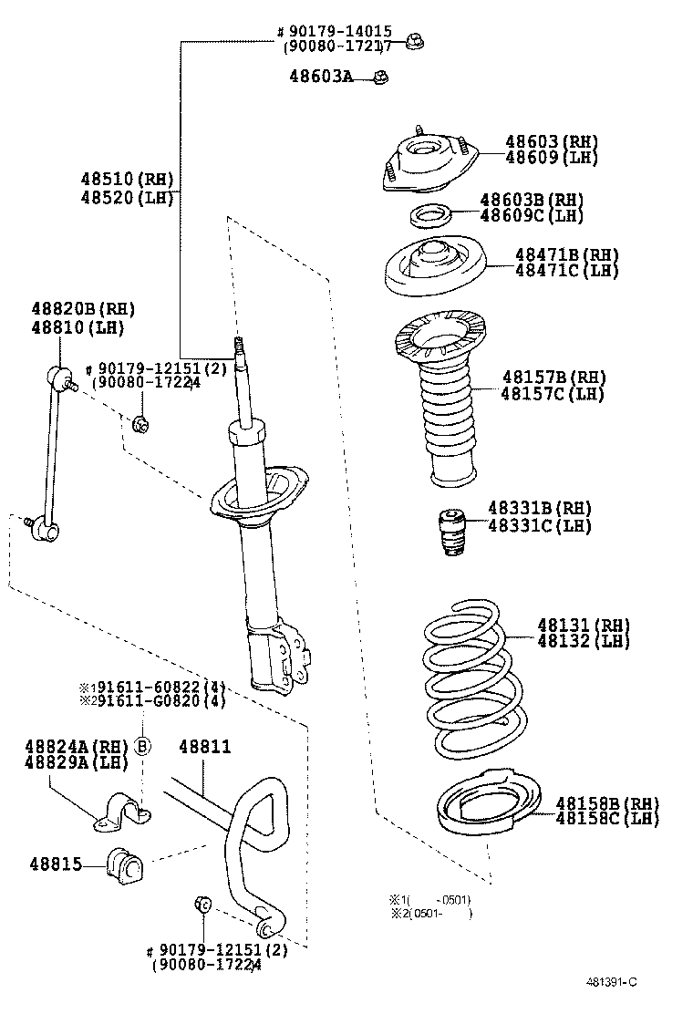 4851080165 TOYOTA