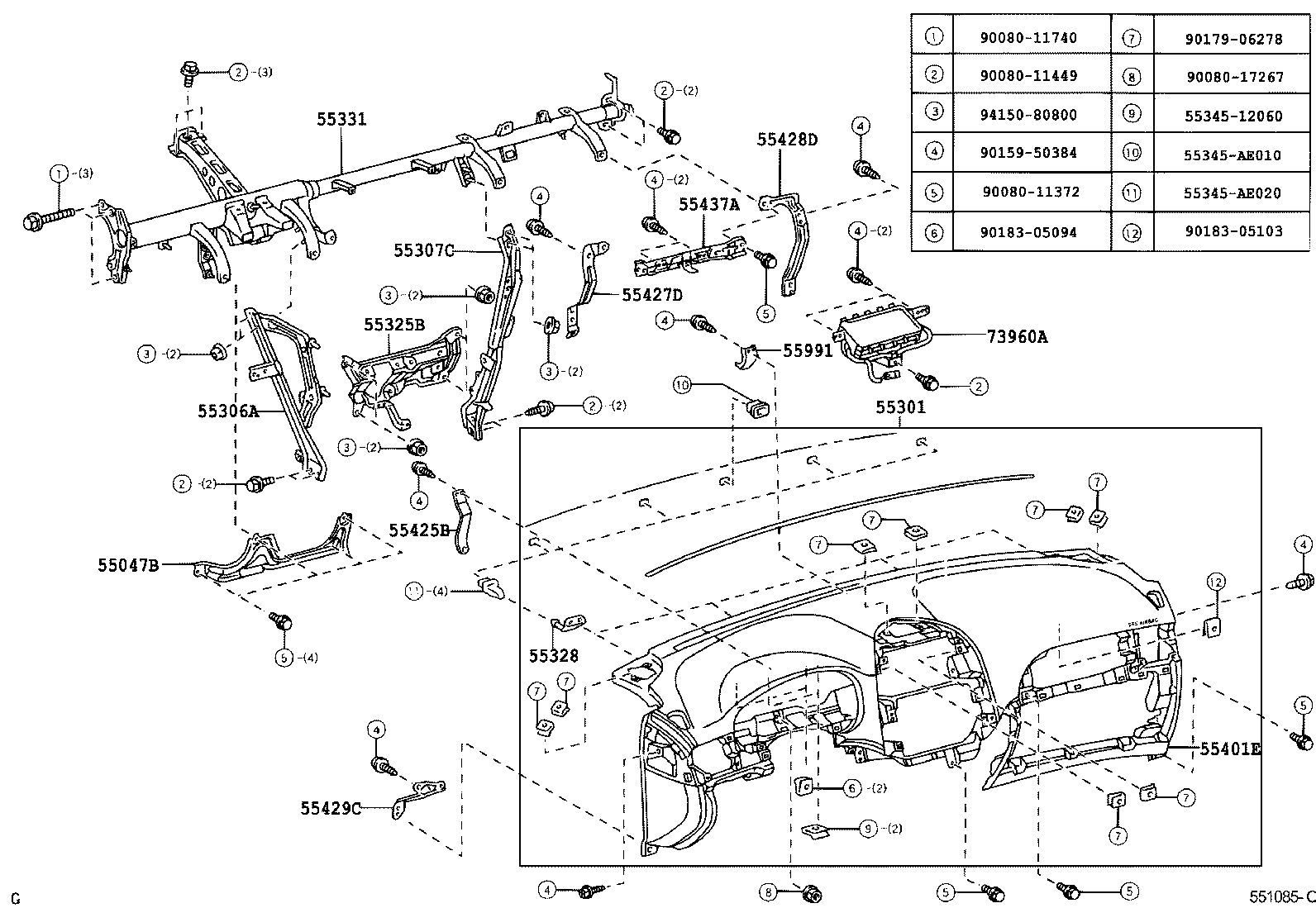 5504708020 TOYOTA