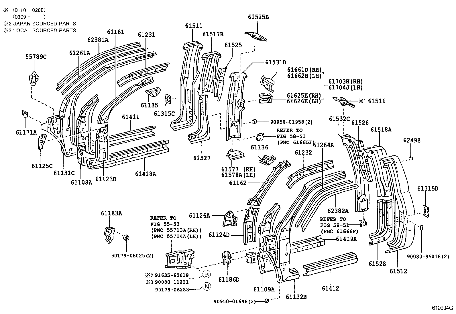 623810C040 TOYOTA