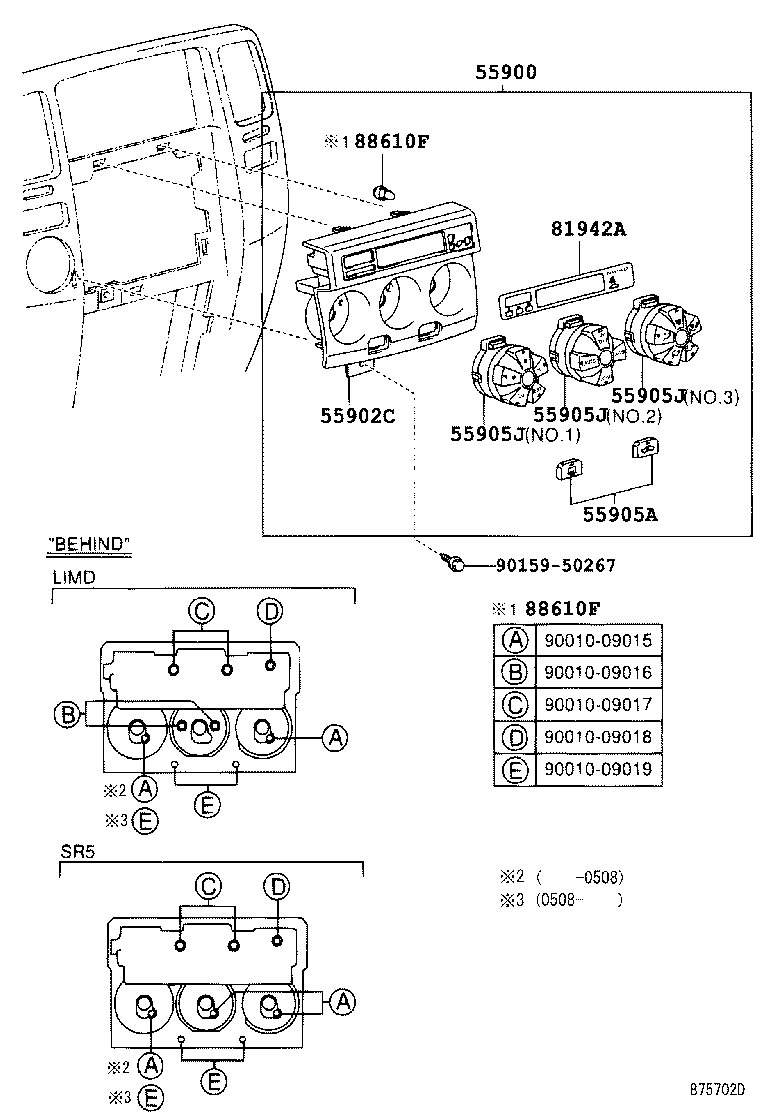 5590035560 TOYOTA