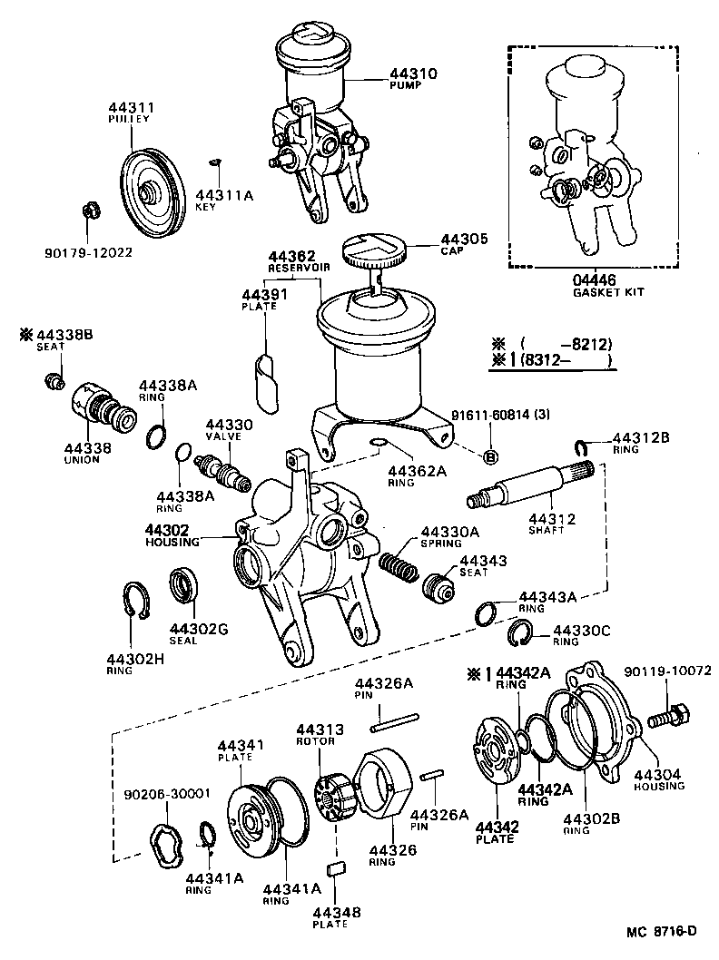 4432016020 TOYOTA