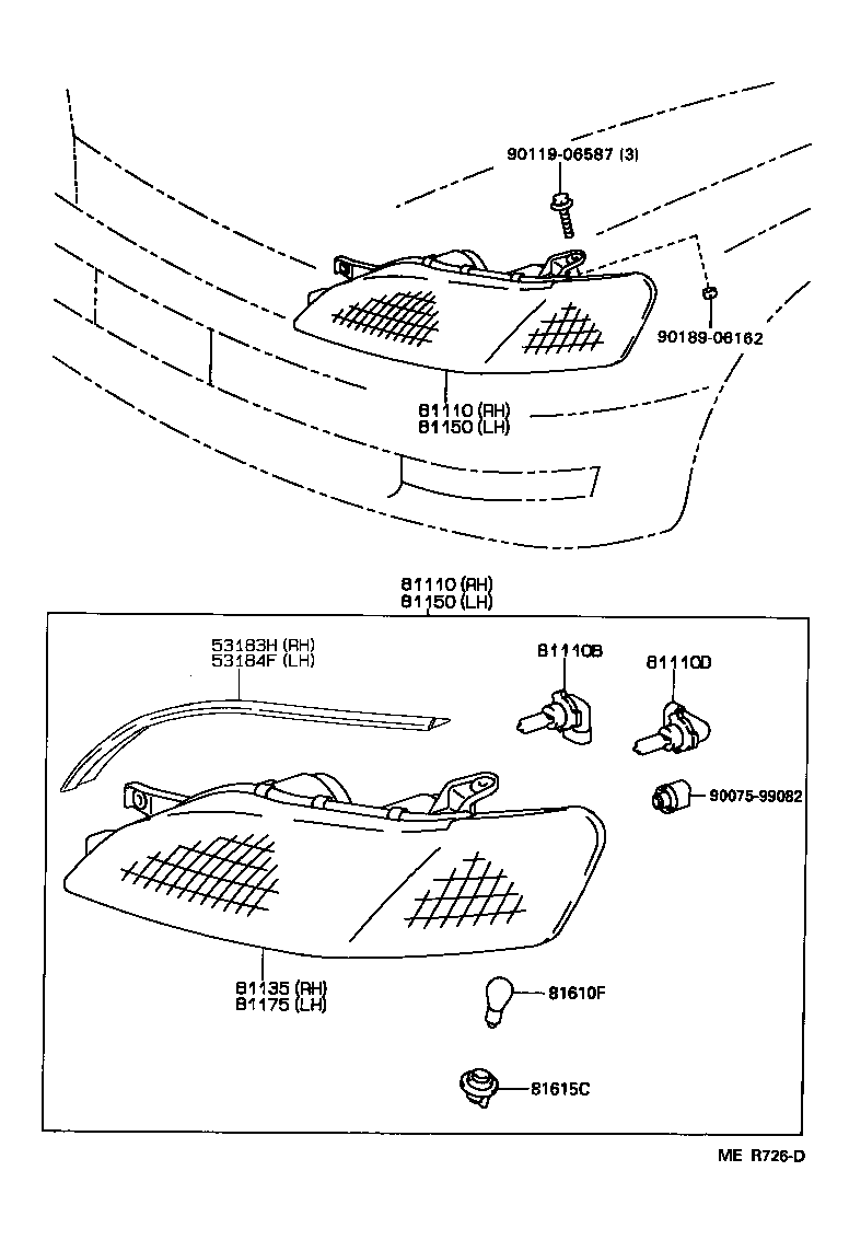 8113033071 TOYOTA