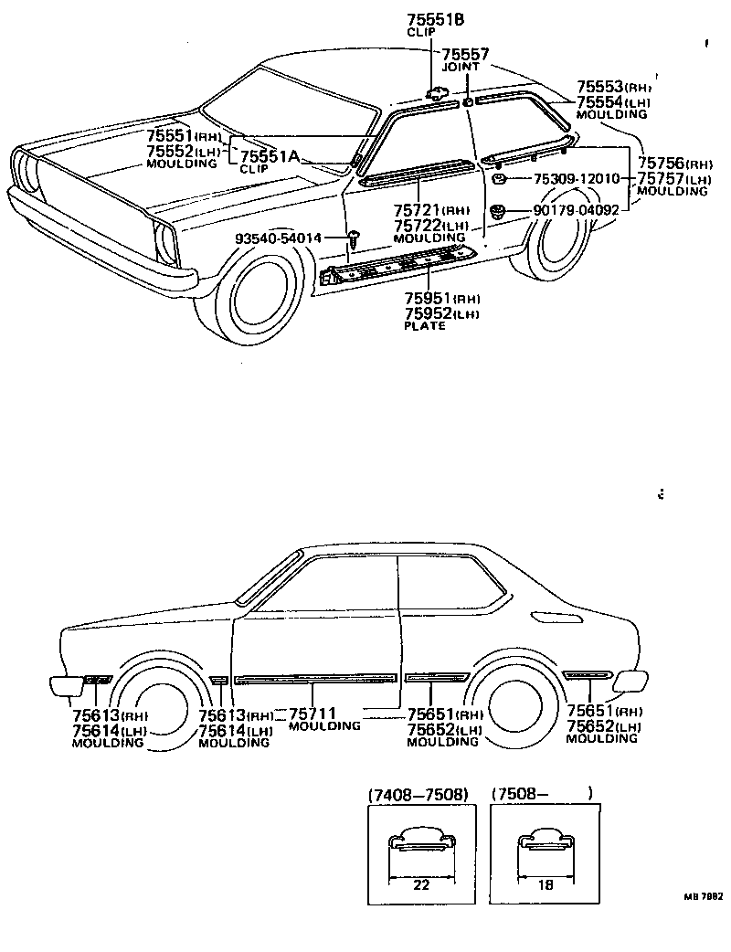 7555312200 TOYOTA