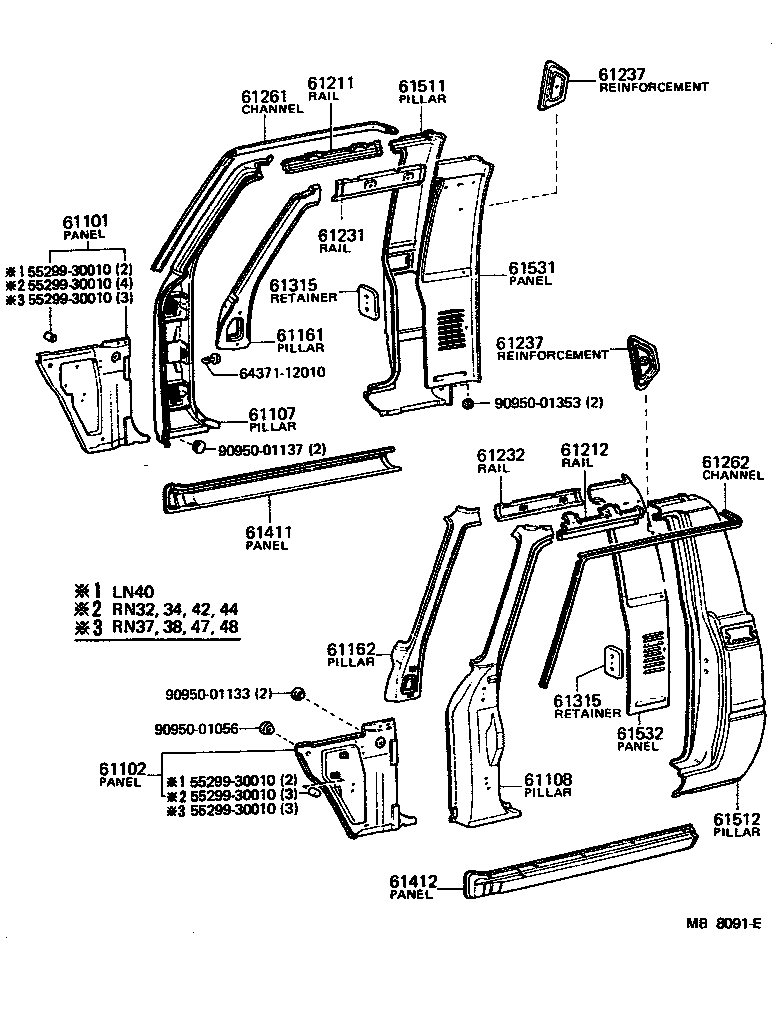 6116289106 TOYOTA