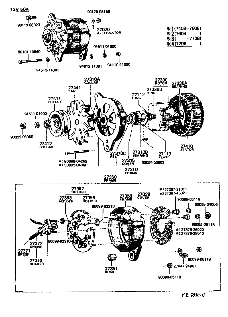 2735938050 TOYOTA